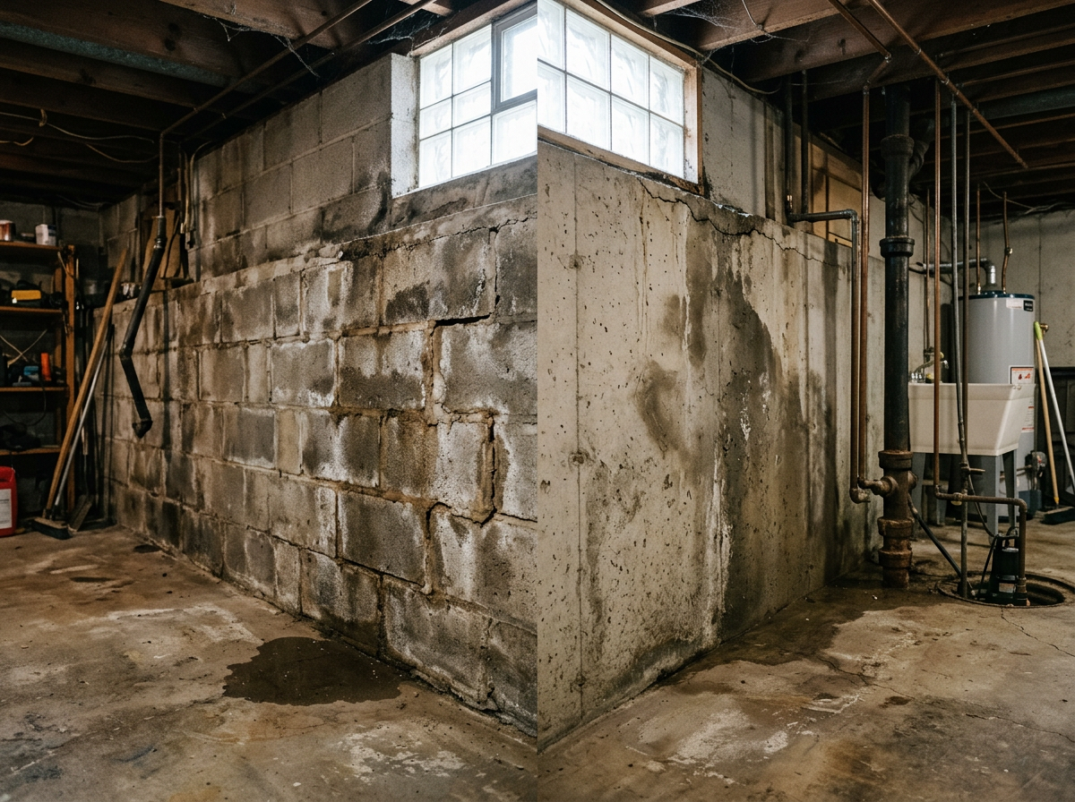 Block Versus Poured Foundations: Why Older Twin Cities Basements Leak Differently