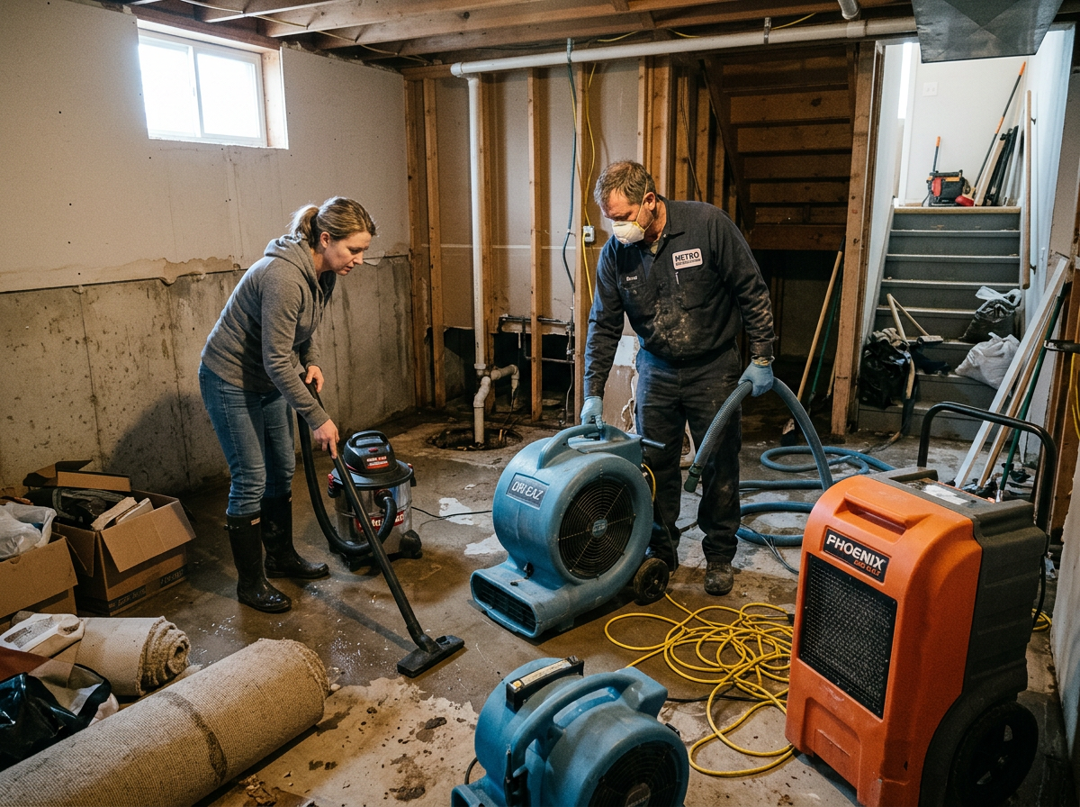 What Basement Flood Cleanup Costs in the Twin Cities and What Moves the Price
