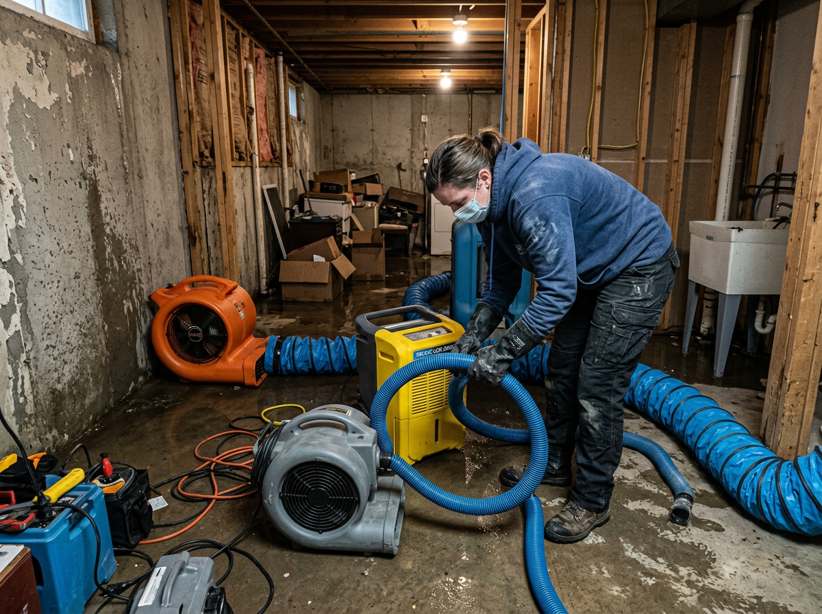 Basement Flood Cleanup in Excelsior, MN 55331