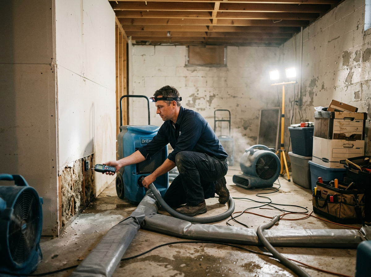 water damage restoration in South Saint Paul